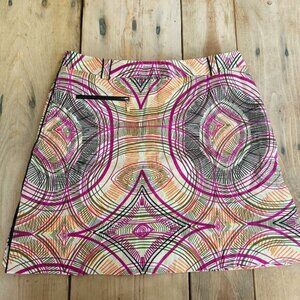 Sport Haley Tan Black Artistic Print Athletic Sport‎ Golf Skort 8